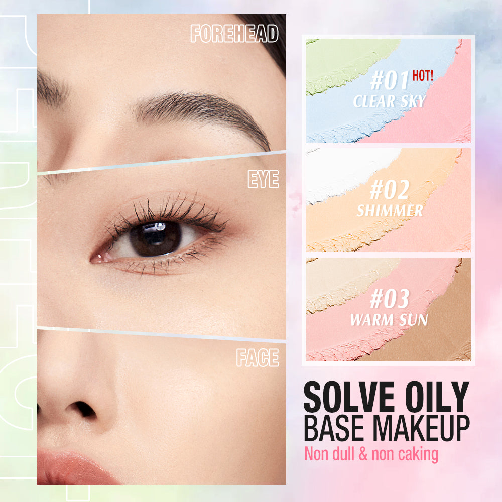 O.TWO.O Face Setting Powder 3 Color Fine Powder Oil Control Makeup Loose Powder