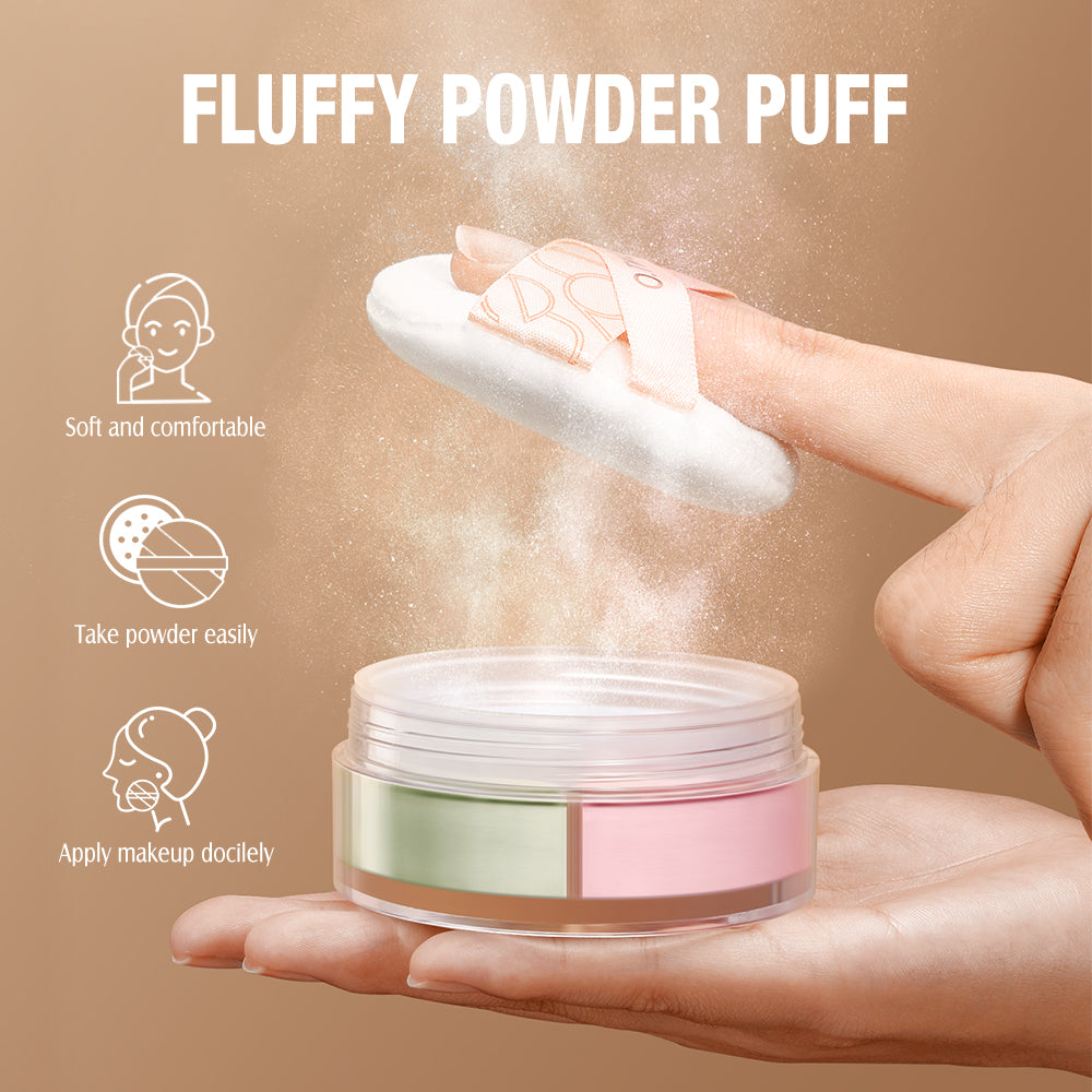 O.TWO.O Face Setting Powder 3 Color Fine Powder Oil Control Makeup Loose Powder