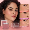 O.TWO.O High Pigment 6 Natrual Color Blush Pallete Pink Blush Powder