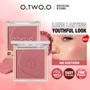 O.TWO.O High Pigment 6 Natrual Color Blush Pallete Pink Blush Powder