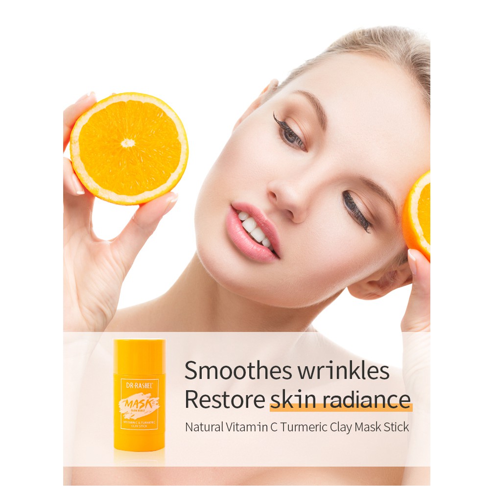 DR.RASHEL MASK GLOW BOOST VITAMIN C & TURMERIC CLAY STICK