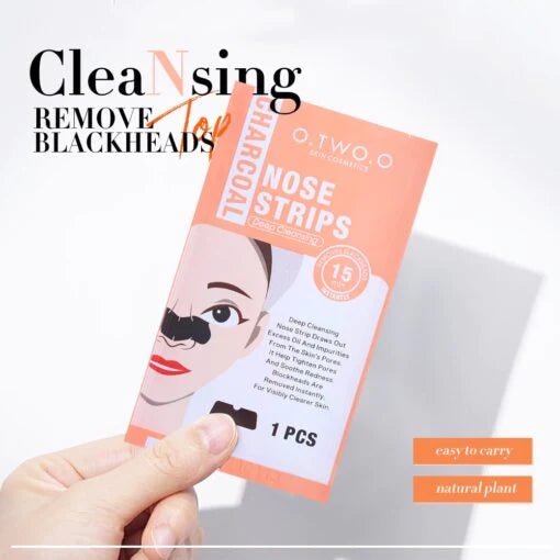 O.TWO.O Deep Cleaning Acnes Charcoal Nose Strip
