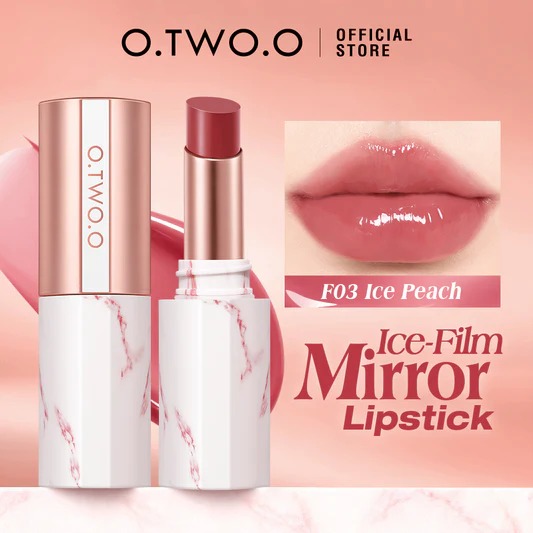 أحمر شفاه بلمعة مرآة