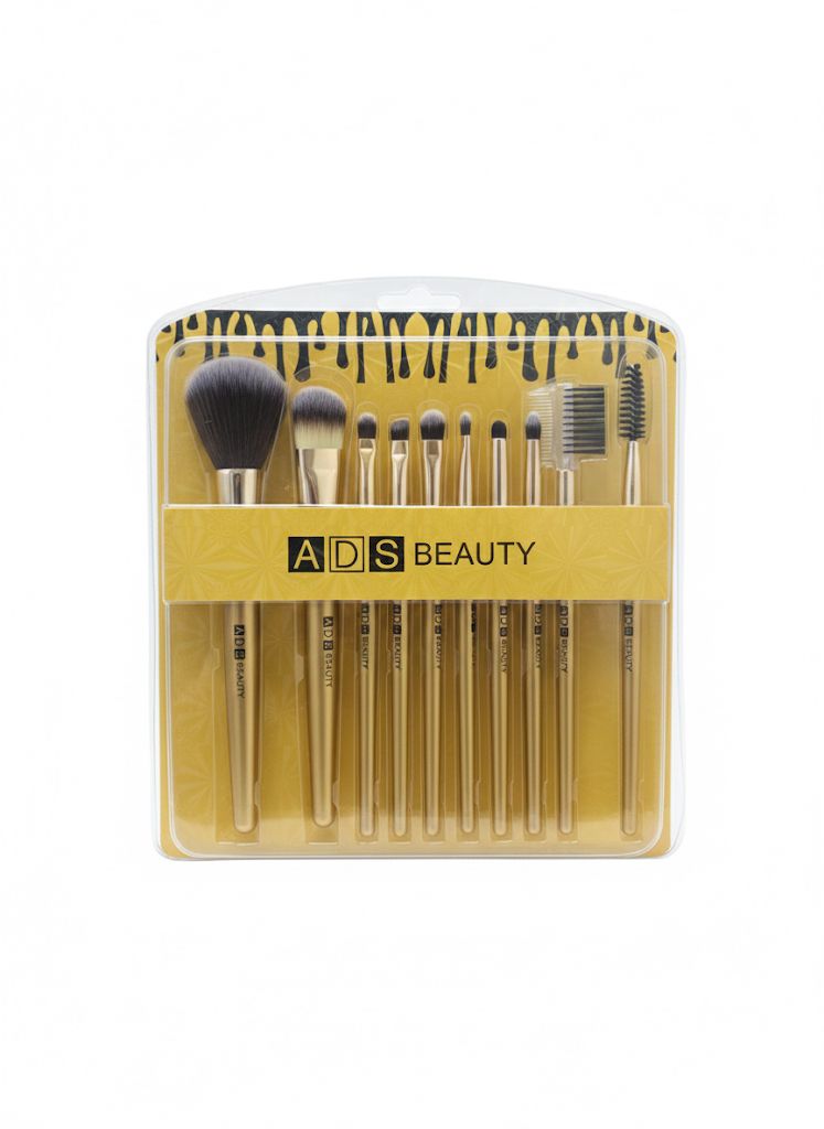 ADS Beauty 10Pcs Makeup Brush