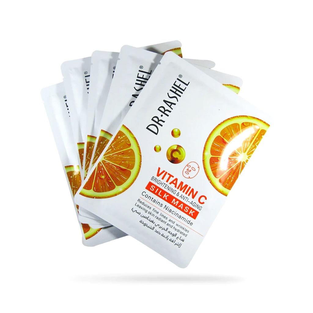 Dr.Rashel Vitamin C Brightening & Anti-aging Silk Mask - 25g