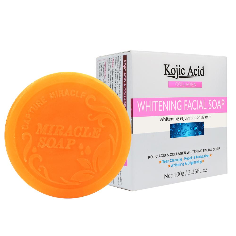 Kojic Acid Collagen Whitening Facial Soap - 100g