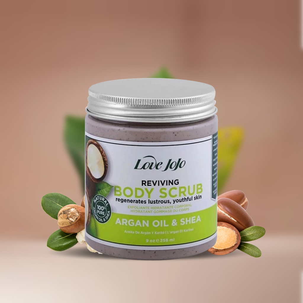 Love Jojo Reviving Body Scrub With Argan Oil & Shea - 258ml