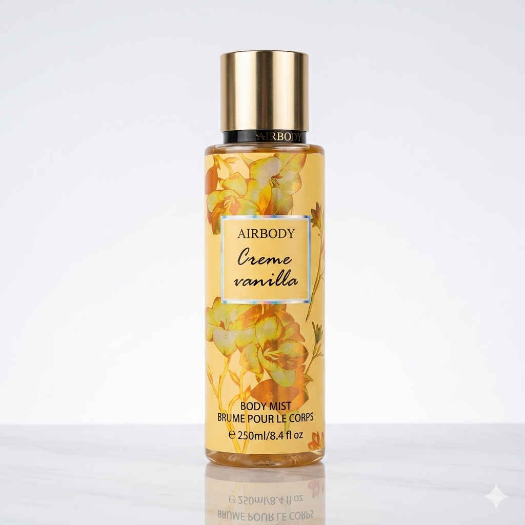 Airbody Creme Vanilla Body Mist - 250ml