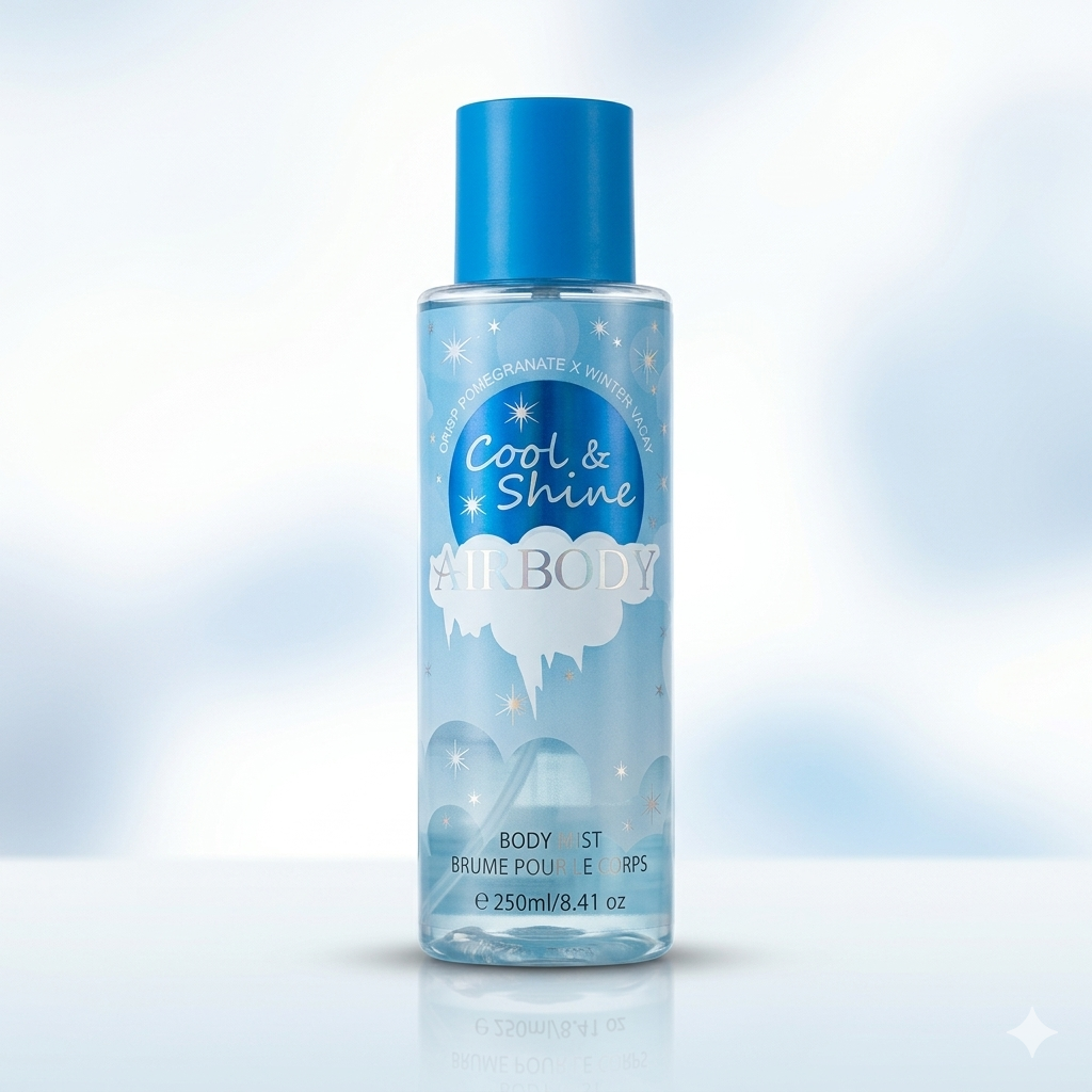 Airbody Cool & Shine Body Mist - 250ml