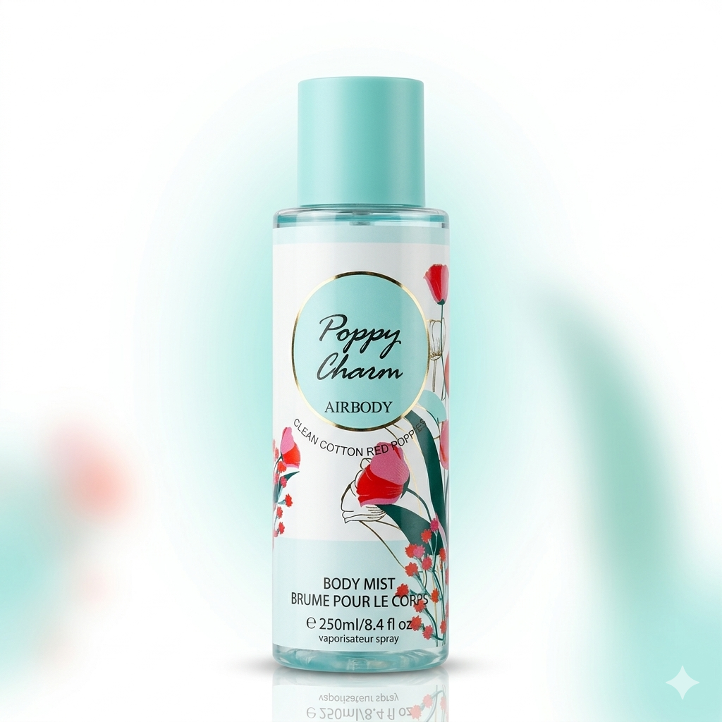 Airbody Poppy Charm Body Mist - 250ml