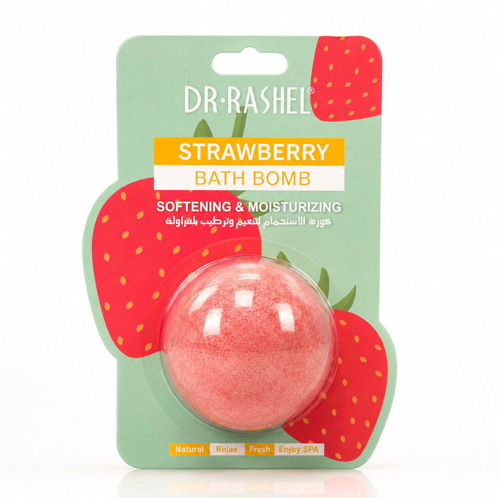 Dr. Rashel Strawberry Bath Bomb - 100g