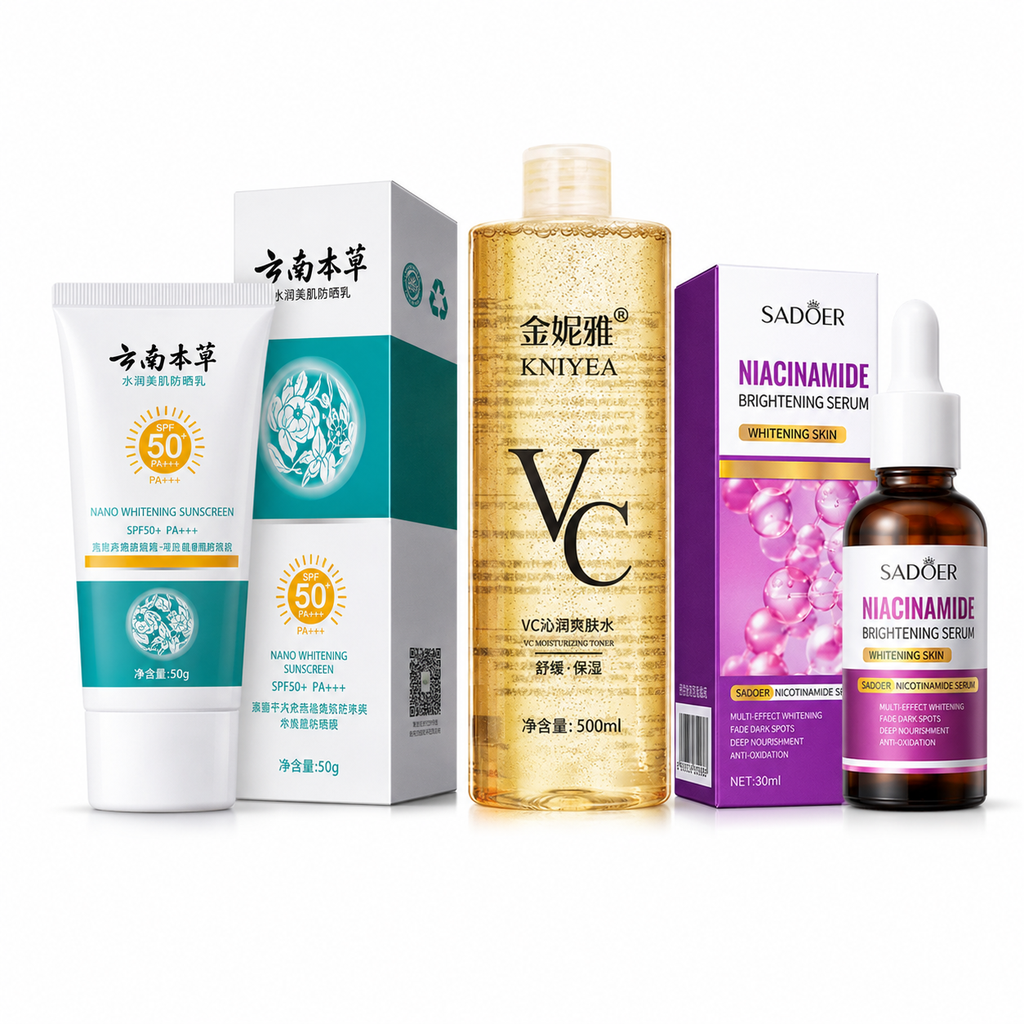 Kniyea Vc+Hanxi spf50+Sadoer Niacinamide 3pcs Combo