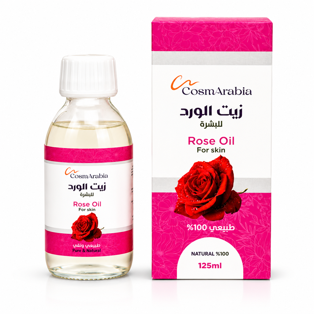 CosmArabia Rose Oil For Skin-125 ml