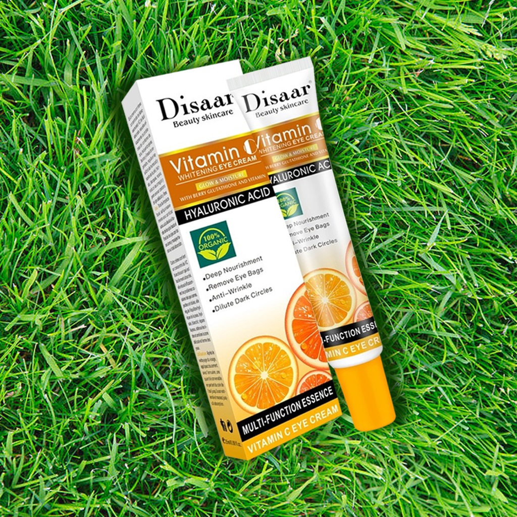 Disaar Vitamin C Whitening Eye Cream - 25ml | Best Before 10-10-2026