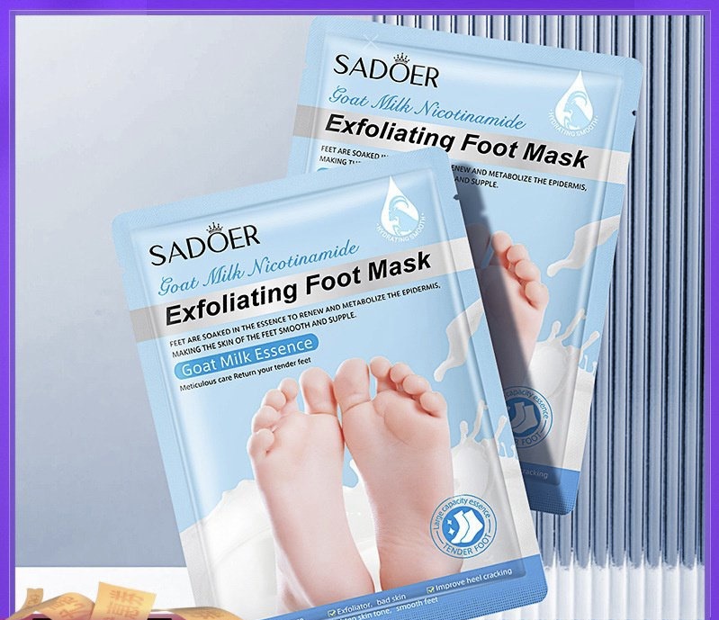 Sadoer Exfoliating Foot Mask - Goat Milk Essence - 35g