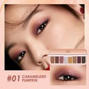 O.TWO.O 8 Colors Luxury Gold Eyeshadow Palette with Rich Color - 12g