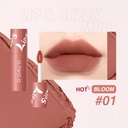 O.TWO.O Velvet Matte Lip & Cheek Mud - 2g