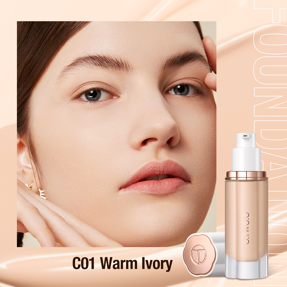 O.TWO.O Matt Finish Medium Coverage Liquid Foundation - 30ml