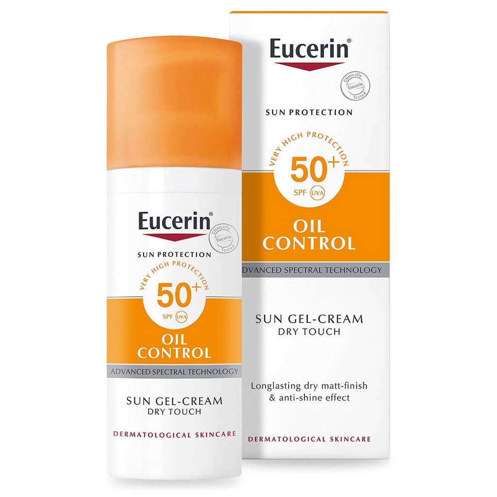 Eucerin 50+ Oil Control Sun Gel - Cream - 50ml