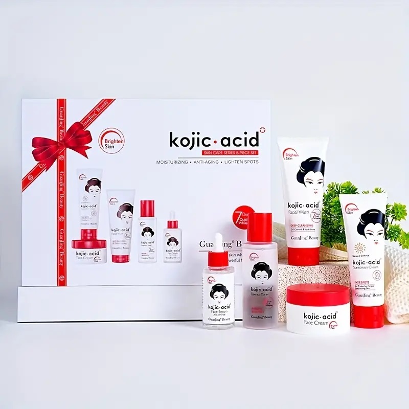 Guanjing Kojic.Acid Skin Care Series 5 Pcs Set
