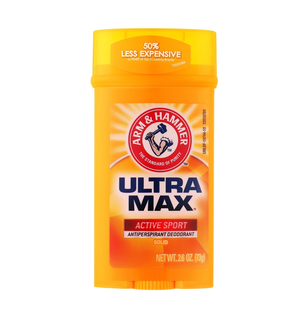 Arm & Hammer Ultra Max Powder Fresh Antiperspirant Deodorant - 28g