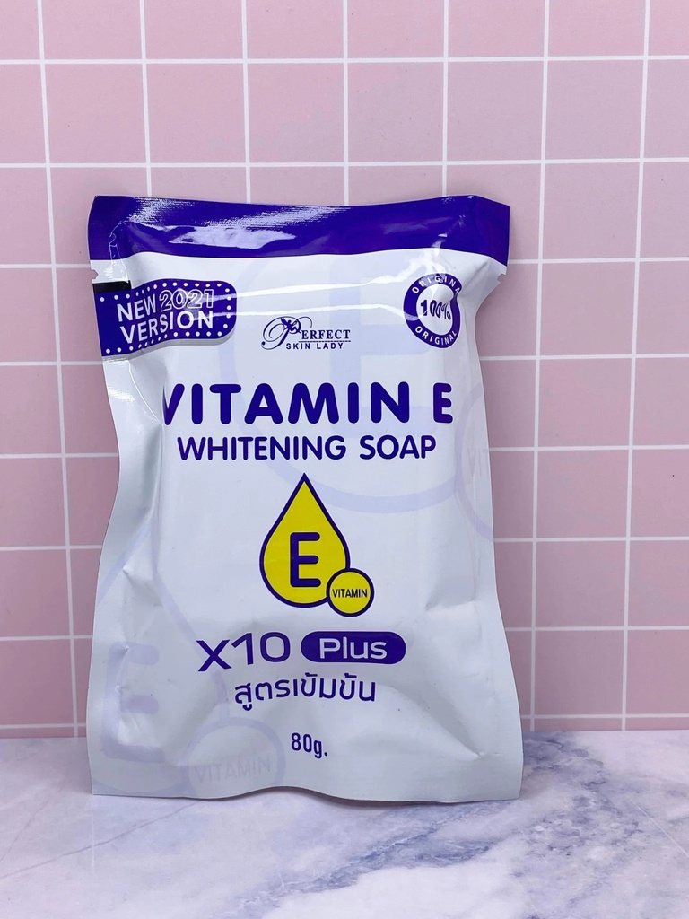 Perfect Skin Lady Vitamin E Whitening Soap X10 Plus  -80g