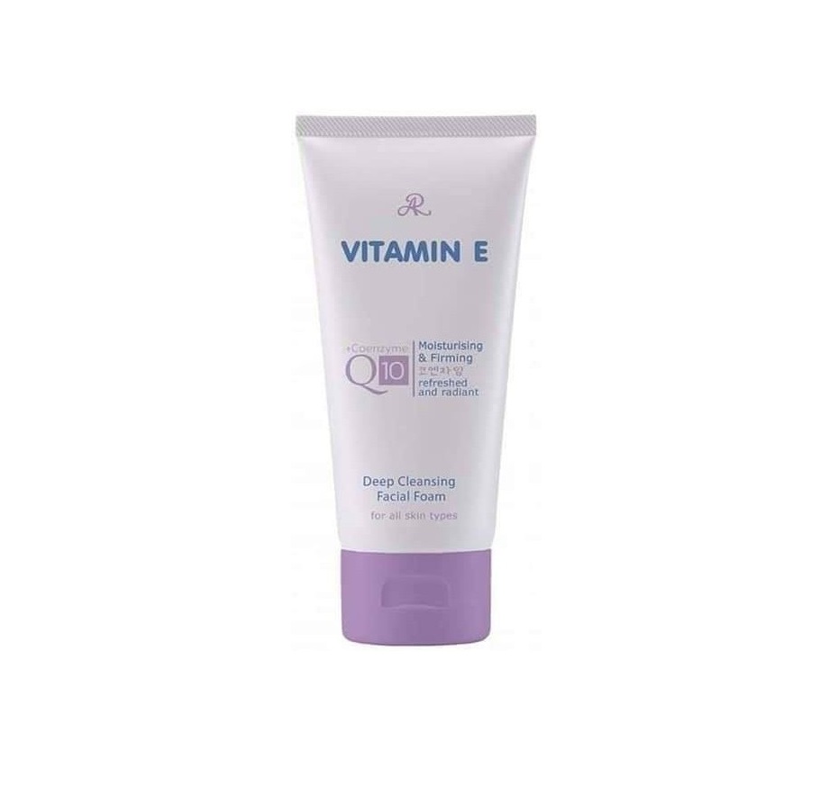 Aron Vitamin E +Coenzyme Q10 Deep Cleansing Facial Foam - 190ml