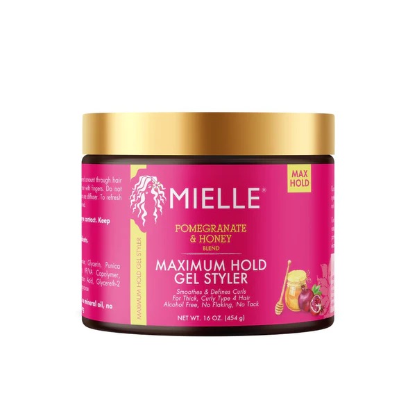 Mielle Pomegranate & Honey Blend Maximum Hold Gel Styler - 454g