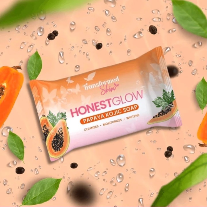 Transformed Skin Honestglow Papaya Kojic Soap - 70g