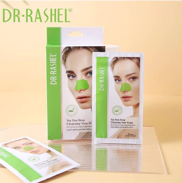 Dr.Rashel Tea Tree Deep Cleansing Nose Strip - 6 Pcs Sachet Box