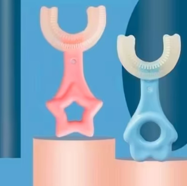 Children's U-shaped Toothbrush  Assorted Color