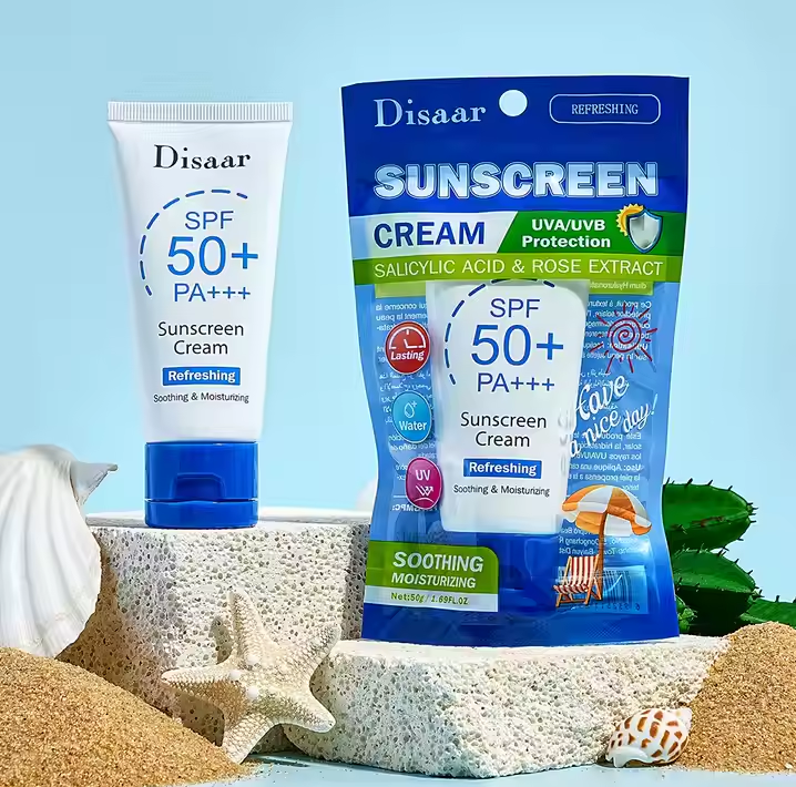 ديسار كريم واقي شمس بحمض الساليسيليك وخلاصة الورد - 50 جرام