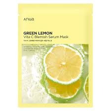 Anua Green Lemon Vita C Blemish Serum Mask - 25ml
