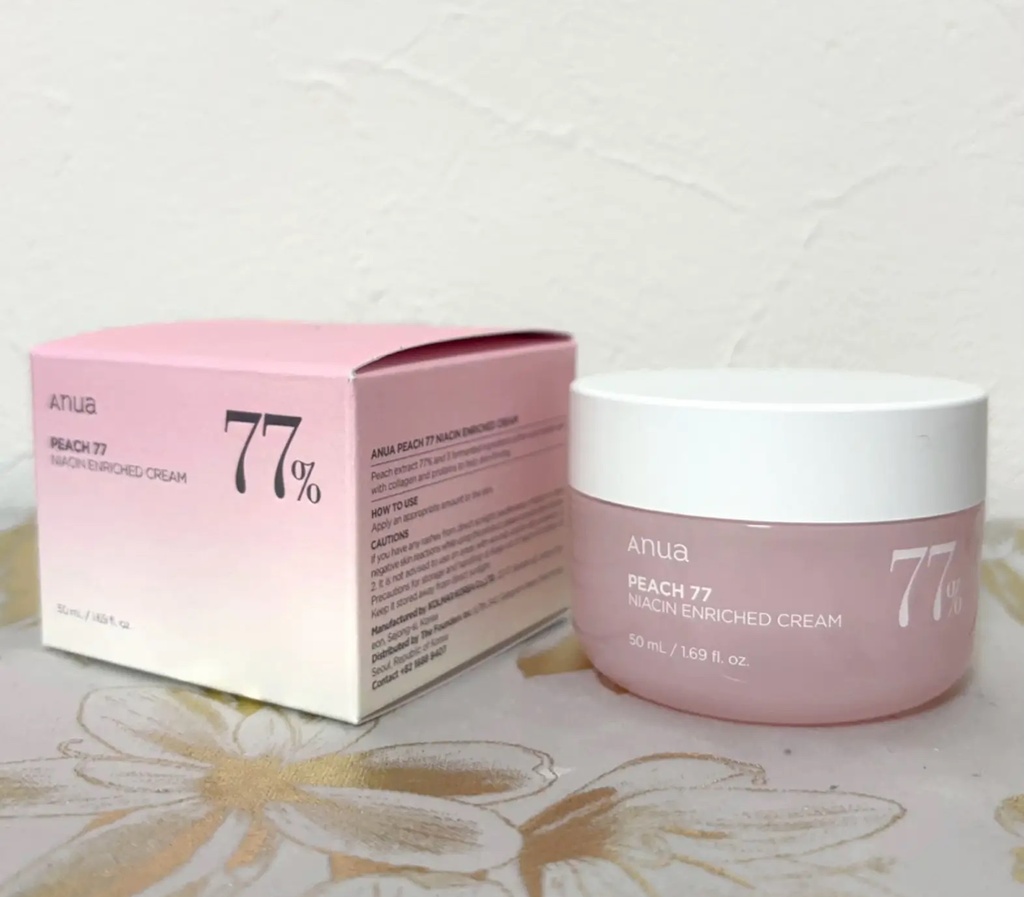 Anua Peach 77% Niacin Enriched Cream - 50ml