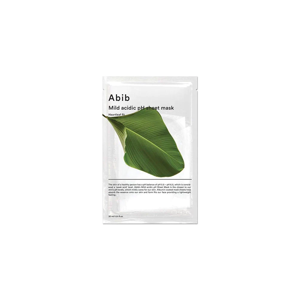ABIB Mild Acidic pH Sheet Mask_HEARTLEAF FIT
