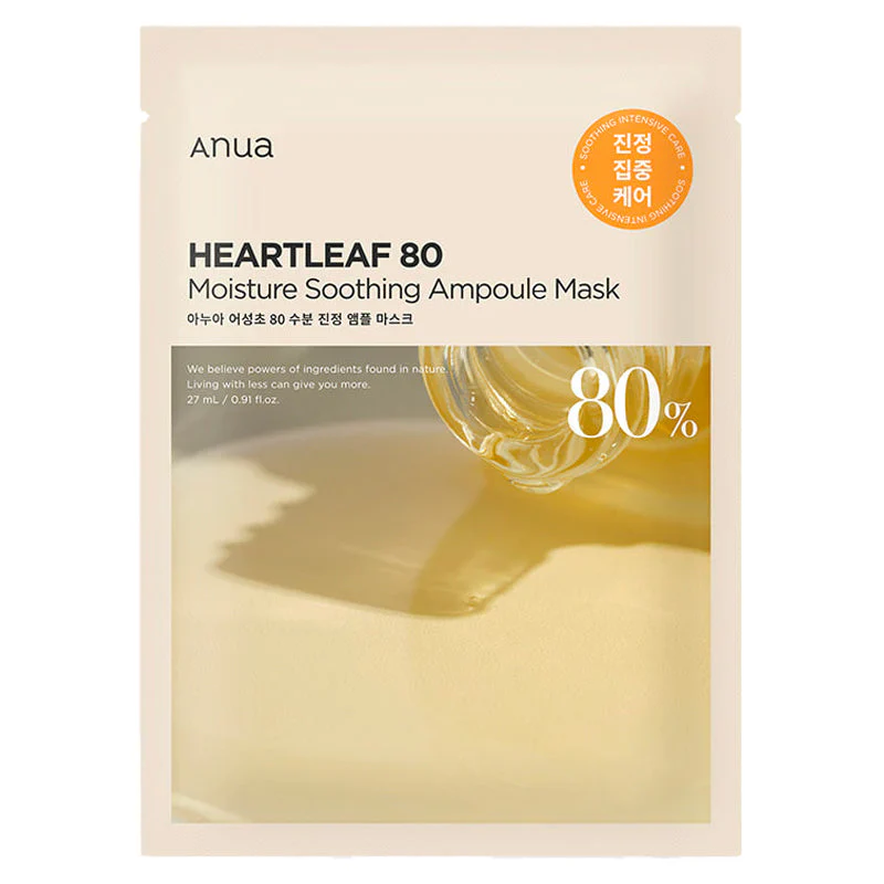 Anua Heartleaf 80 Moisture  Soothing Ampoule Mask 27ml