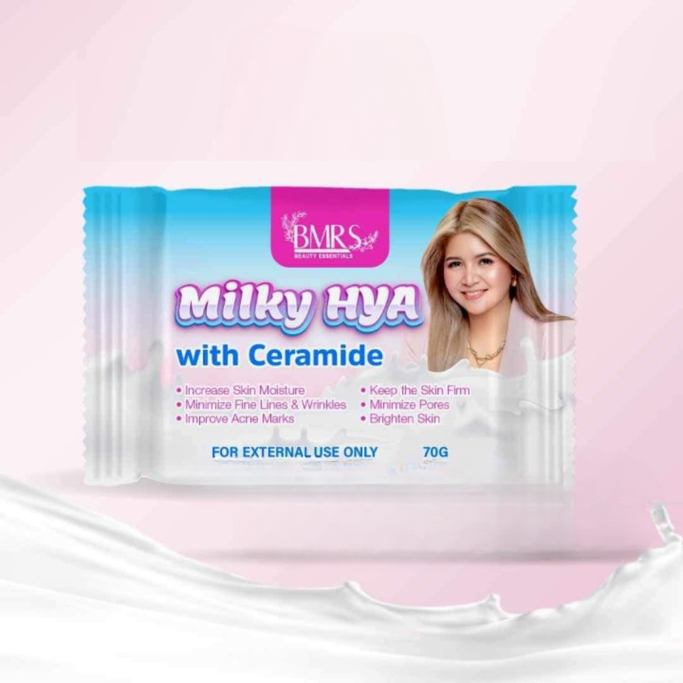 صابون حليبي هيا من بي إم آر إس - 70 جرام