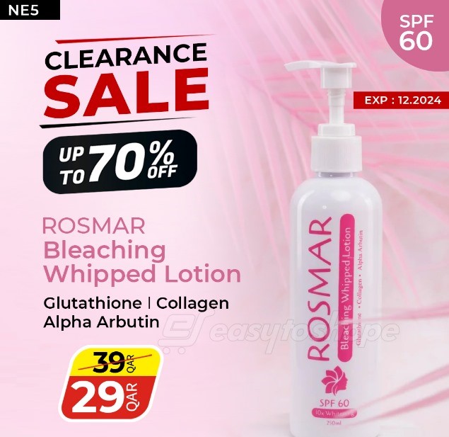 [Near Expiry]  Rosmar Bleaching Whipped Lotion - 250ml