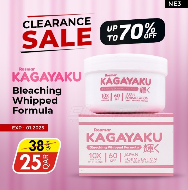 [Near Expiry]  Rosmar Kagayaku Bleaching Whipped Formula - 300g