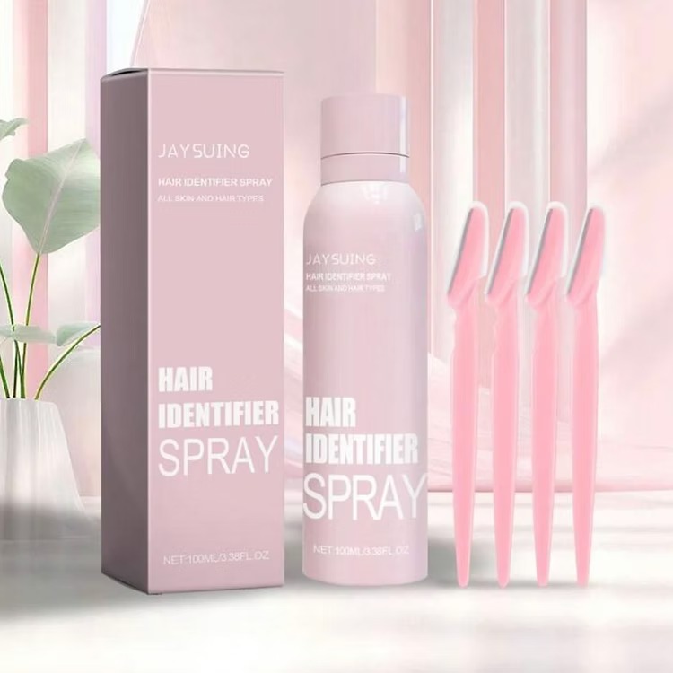 Jaysuing Hair Identifier Spray with face shaving razors