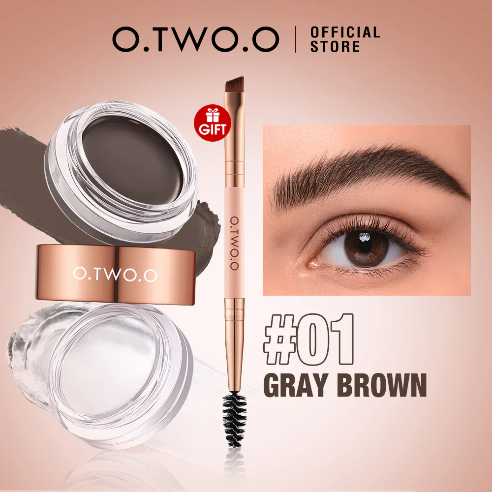 O.two.o 2 IN 1 Eyebrow Wax Brow Cream Eyebrow Enhancer Supplier