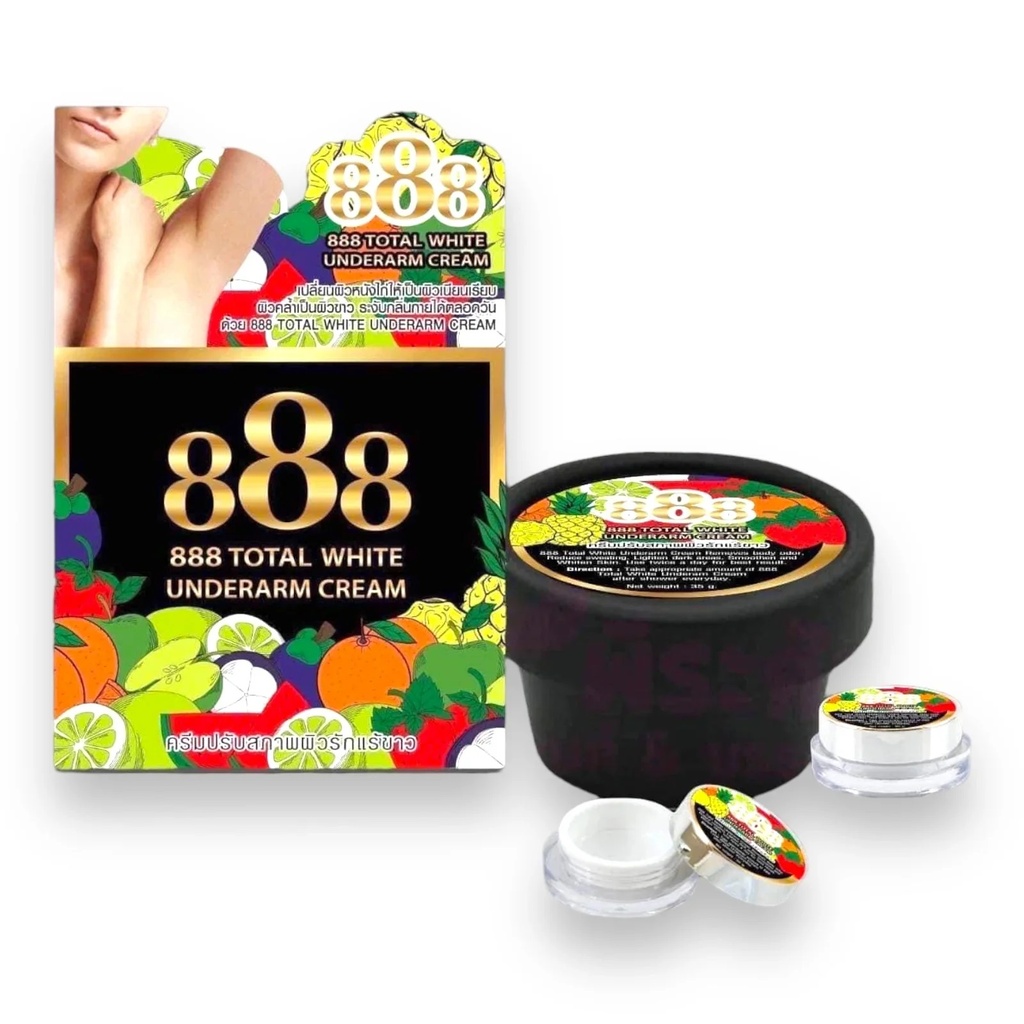 888 Total White Underarm Cream - 35g