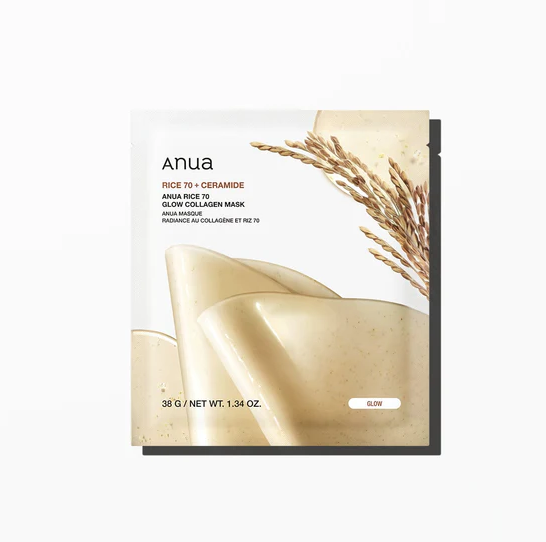 Anua Rice 70 Glow Collagen Mask (38gx1Pc)
