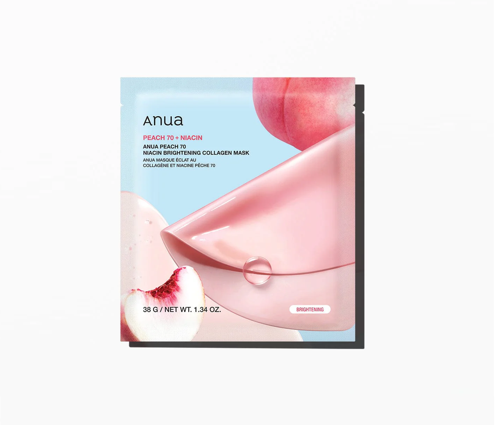 Anua Peach 70+ Niacin Brightening Collagen Mask - 38g
