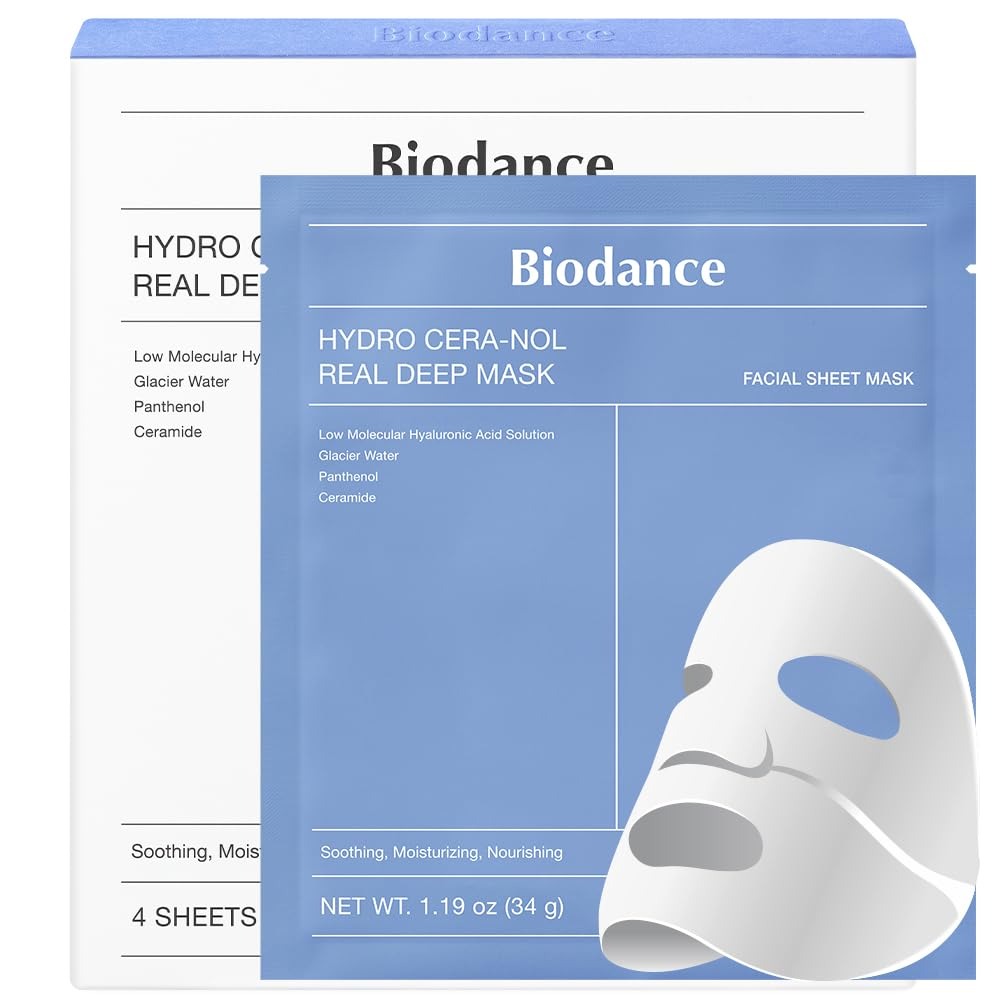 Biodance Hydro Cera-Nol Real Deep Mask Box (34gx4Pcs)