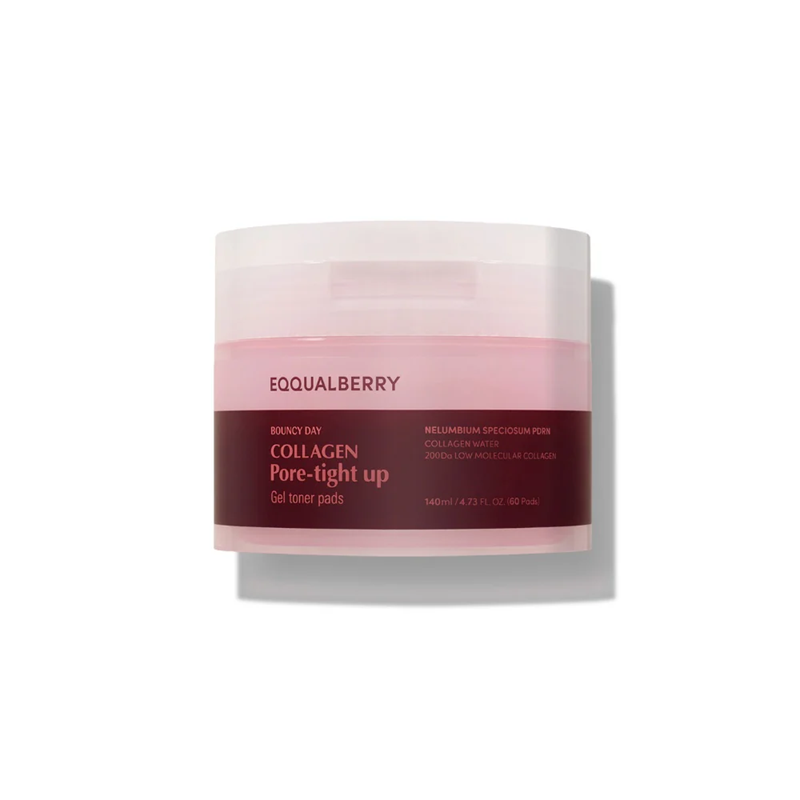 Eqqualberry Collagen Pore-tight up Gel Toner Pads - 140ml