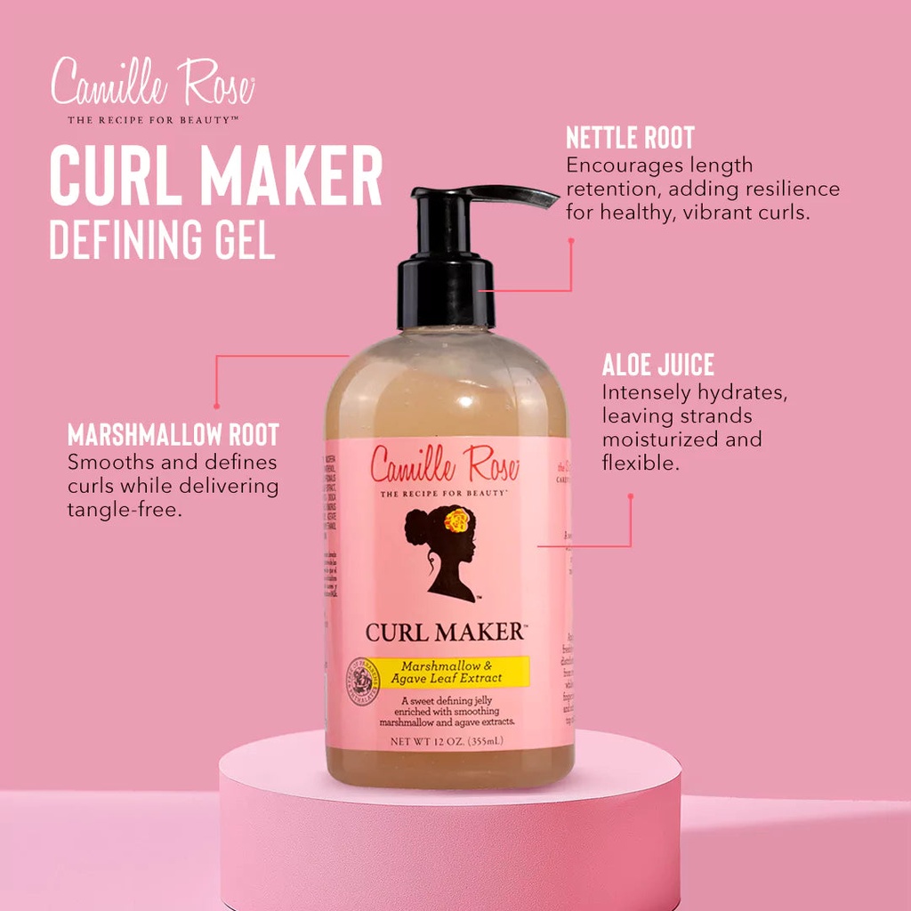 Camille Rose Curl Maker – The Recipe for Beauty 355 mL
