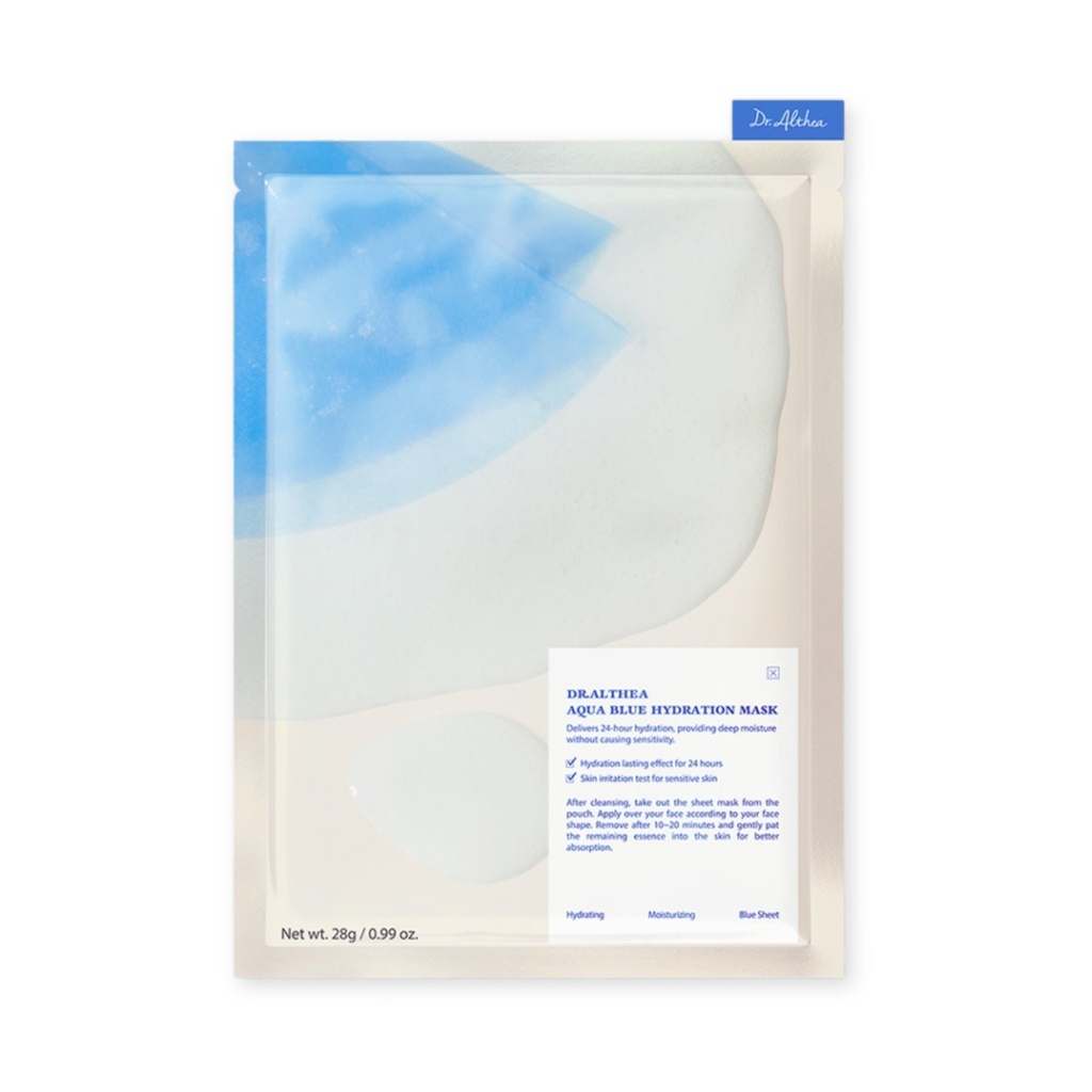 Dr.Althea Aqua Blue Hydration Mask Box (28g x 4 Sheets)