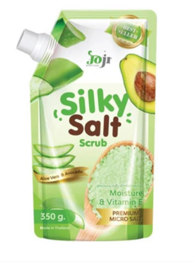 JOJI Silky Salt Scrub Aloe Vera and Avocado 350g