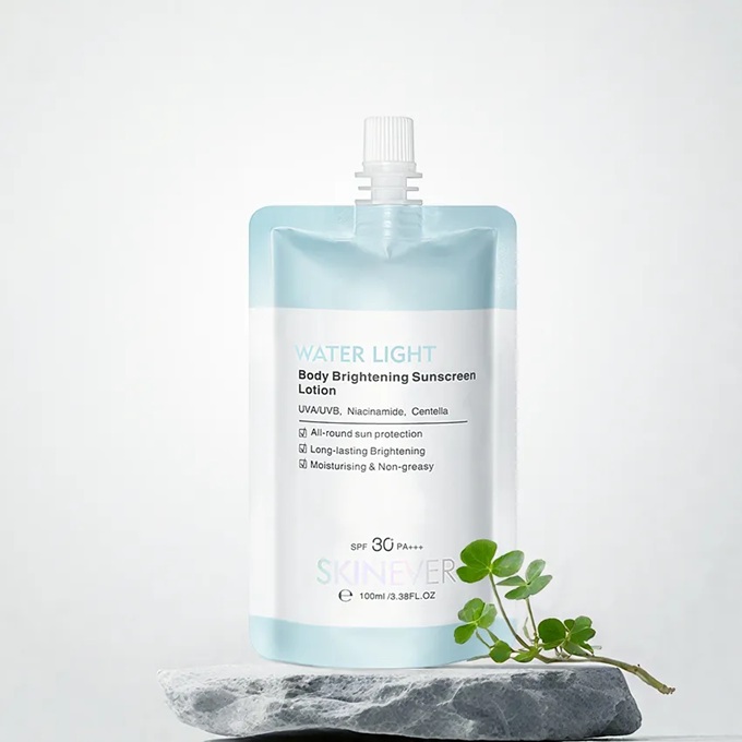 Skinever  Water Light Body  Brightening  Sunscreen Lotion - 100ml